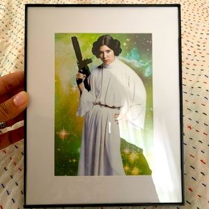 Original photoshop art Photo print of Princess Leia